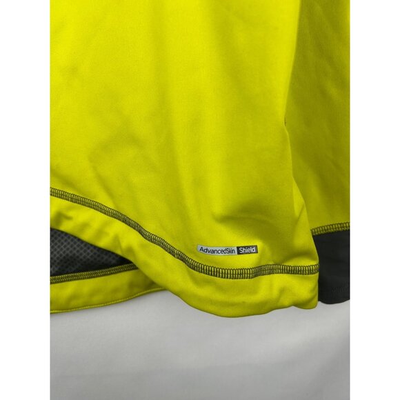 Salomon Advanced Skin Shield Men's XXL Yellow & Gray Full-Zip Jacket Reflective - Picture 12 of 16
